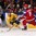 TORONTO, CANADA - JANUARY 4: Sweden's William Nylander #21 and Russia's Vladislav Gavrikov #6 battle for the puck during semifinal action at the 2015 IIHF World Junior Championship. (Photo by Andre Ringuette/HHOF-IIHF Images)